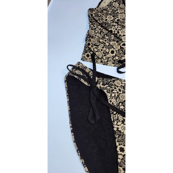 Robin Piccone Bikini Womens Set Top Brallete and Bottom Mid Rise Sz Medium #09 - Picture 2 of 12